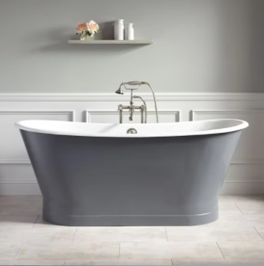 HOME DECORATION ITEM SANITARY WARE   BA005 Cast Iron Enameled Bathtub HM760 Steel Bathtub